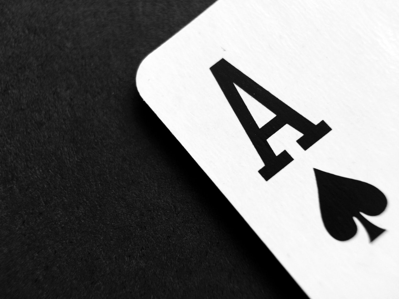 card black white